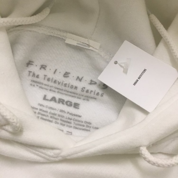 SOFT☁️Friends Cropped Hoodie Sweatshirt - Picture 5 of 5